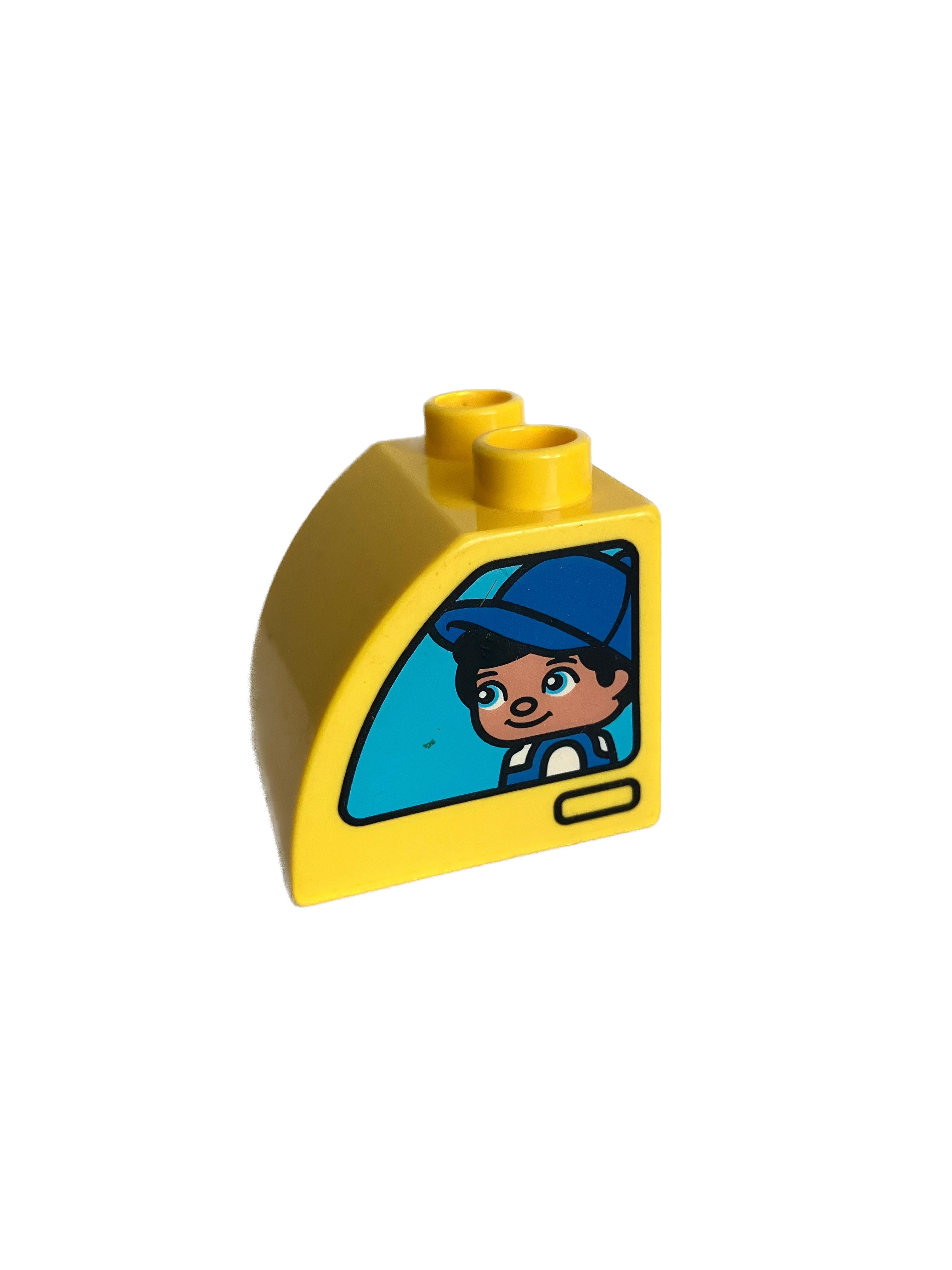 Lego Duplo děti v autě malá žlutá kostka